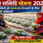 मल्चिंग सब्सिडी योजना 2025: सर्दियों में सब्जियों को पाला/ठंड से बचाने के लिए सरकार दे रही सब्सिडी | नई अपडेट 2025