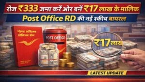रोज 333 रुपये जमा कर 17 लाख पाने वाली Post Office RD स्कीम 2025 की जानकारी
