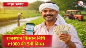 rajasthan mukhyamantri kisan samman nidhi 5th installment 1000 rupees news thumbnail